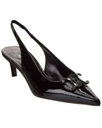 Celine - Alma Triomphe Patent Slingback Pump - Lyst