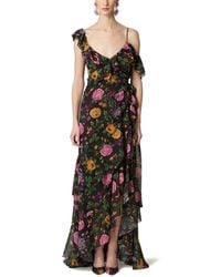 Carolina Herrera - One Shoulder Cap Sleeve Ruffle Gown - Lyst