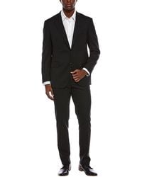 Canali - 2Pc Wool-Blend Suit With Flat Front Pant - Lyst