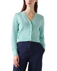 LK Bennett - Coco Wool-Blend Cardigan - Lyst