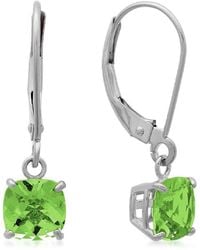 MaxColor - 10k 1.80 Ct. Tw. Peridot Earrings - Lyst