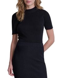DKNY - Fringe Sweater Skirt - Lyst