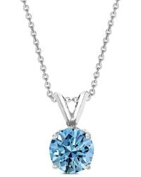 Amairah - 14K 1.00 Ct. Tw. Lab-Grown Diamond Solitaire Pendant Necklace - Lyst