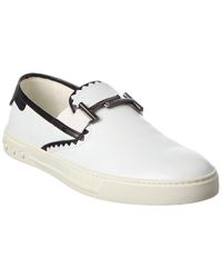 Tod's - Leather Slip-on Sneaker - Lyst