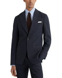 Reiss - Fiber Peak Textured Wool Formal Jacket - Lyst