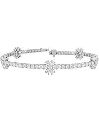 Lab Grown Diamonds - 14K 4.56 Ct. Tw. Lab-Grown Diamond Tennis Bracelet - Lyst