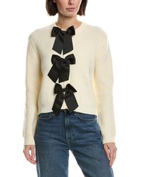 Avantlook - Grosgrain Bow Cardigan - Lyst