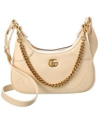 Gucci - Aphrodite Small Leather Hobo Bag - Lyst