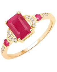 Diana M. Jewels - Fine Jewelry 14k 1.39 Ct. Tw. Diamond & Ruby Ring - Lyst