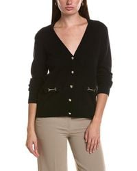 Bruno Magli - Wool & Cashmere-blend V-neck Cardigan - Lyst