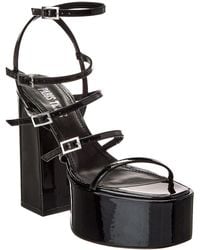 Paris Texas - Jessica Patent Platform Sandal - Lyst