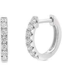 Sabrina Designs - 14k 0.20 Ct. Tw. Diamond Huggie Earrings - Lyst