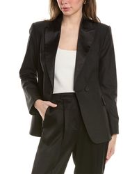 AllSaints - Afia Skye Wool-blend Blazer - Lyst