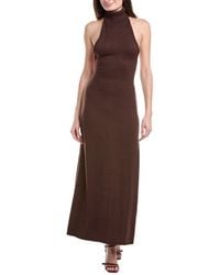 WeWoreWhat - Open Back Halter Maxi Dress - Lyst
