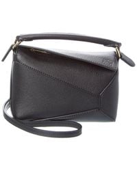 Loewe - Puzzle Edge Mini Leather Shoulder Bag - Lyst