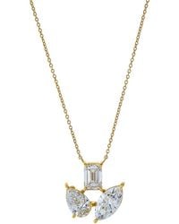 By Adina Eden - 14K 3.33 Ct. Tw. Lab-Grown Diamond Necklace - Lyst