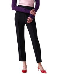 Carolina Herrera - High-Waist Wool-Blend Skinny Pant - Lyst