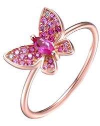 Rachel Glauber - 18k Rose Gold Vermeil Ring - Lyst