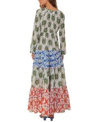 farm rio pink garden delight short sleeve maxi dress Farm Rio