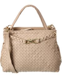 Isabella Rose - Clover Hand-Woven Leather Tote - Lyst