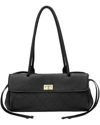 Tiffany & Fred Paris - Quilted Sheepskin Leather Shoulder Bag - Lyst