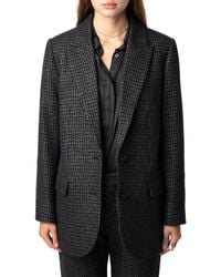 Zadig & Voltaire - Wool-Blend Blazer - Lyst