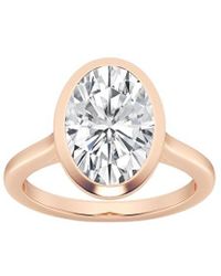 Lab Grown Diamonds - Platinum 5.00 Ct. Tw. Lab-grown Diamond Solitaire Ring - Lyst