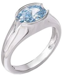 Lab Grown Diamonds - 18K Vermeil 1.15 Ct. Tw. Lab-Grown Diamond Solitaire Ring - Lyst