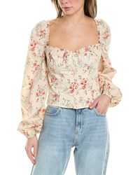 WeWoreWhat - Ruched Cup Top - Lyst