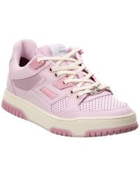 Gucci - Logo Leather Sneaker - Lyst