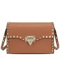 Tiffany & Fred Paris - Studded Leather Crossbody Flap Bag - Lyst