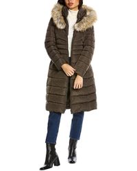 Laundry by Shelli Segal Quilted Coat - Natural