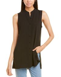 Eileen Fisher Silk Shirt - Black