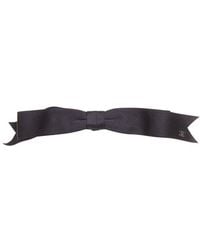CHANEL - Metiers D'Art Grosgrain Mini Cc Logo Hair Clip (Authentic Pre-Loved) - Lyst