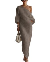 ENJOY PETRA - One-Shoulder Maxi Dress - Lyst