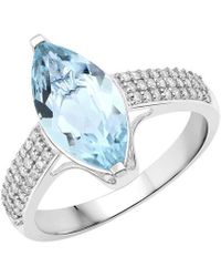 Diana M. Jewels - Fine Jewelry 14k 2.09 Ct. Tw. Diamond & Aquamarine Ring - Lyst
