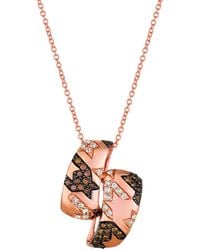 Le Vian - Le Vian 14k Strawberry Gold 0.52 Ct. Tw. Diamond Necklace - Lyst
