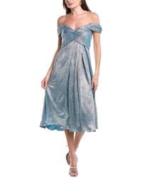 Rene Ruiz - Pleated Cocktail Dress - Lyst