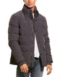 Cole Haan Stretch Down Jacket - Gray