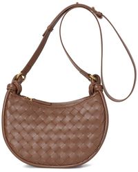 Tiffany & Fred Paris - Hand-Woven Leather Messenger Bag - Lyst