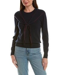 InCashmere - 100% Cashmere Scarf Sweater - Lyst