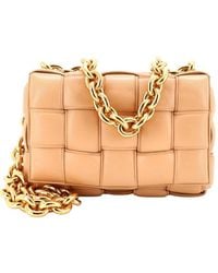 Bottega Veneta - Padded Maxi Intrecciato Leather Cassette Chain Crossbody (Authentic Pre-Loved) - Lyst