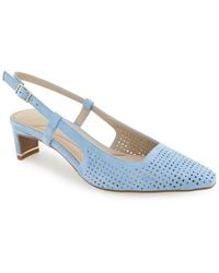 Kenneth Cole - Marbella Perf Slingback Pumps - Lyst
