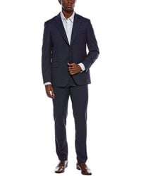Canali - 2Pc Wool Suit With Flat Front Pant - Lyst