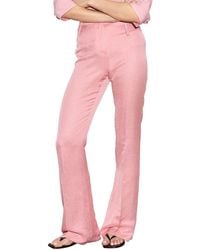 Câllas - Danae Slim Fit Linen-Blend Trouser - Lyst