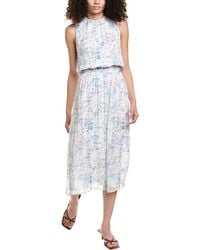 Bella Dahl - Sleeveless Smocked Waist Midi Dress - Lyst