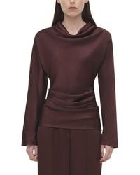 Jonathan Simkhai - Victoria Draped Top - Lyst