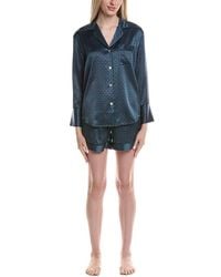 Petite Plume - 2Pc Silk Pajama Set - Lyst