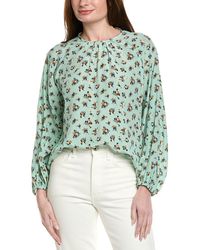 Max Mara - Weekend Tebaide Printed Silk Blouse - Lyst