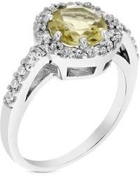 Amairah - 0.70 Ct. Tw. Lemon Quartz Cz Ring - Lyst